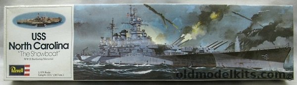 Revell 1/570 USS North Carolina BB-55, H313 plastic model kit